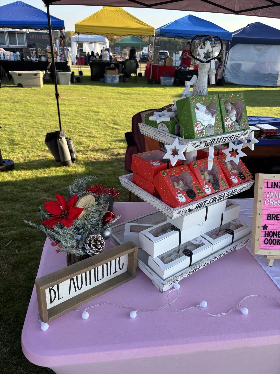 Seasonal market display
